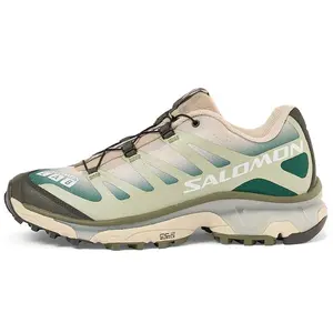 SALOMON XT-4 Low-Cut Hiking Shoes for Men and Women - Breathable, Comfortable, and Versatile in Green and White