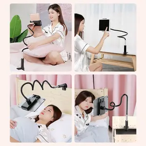 Universal Tablet Stand for Bedside and Desk - Adjustable Lazy Bracket for Phone and Tablet