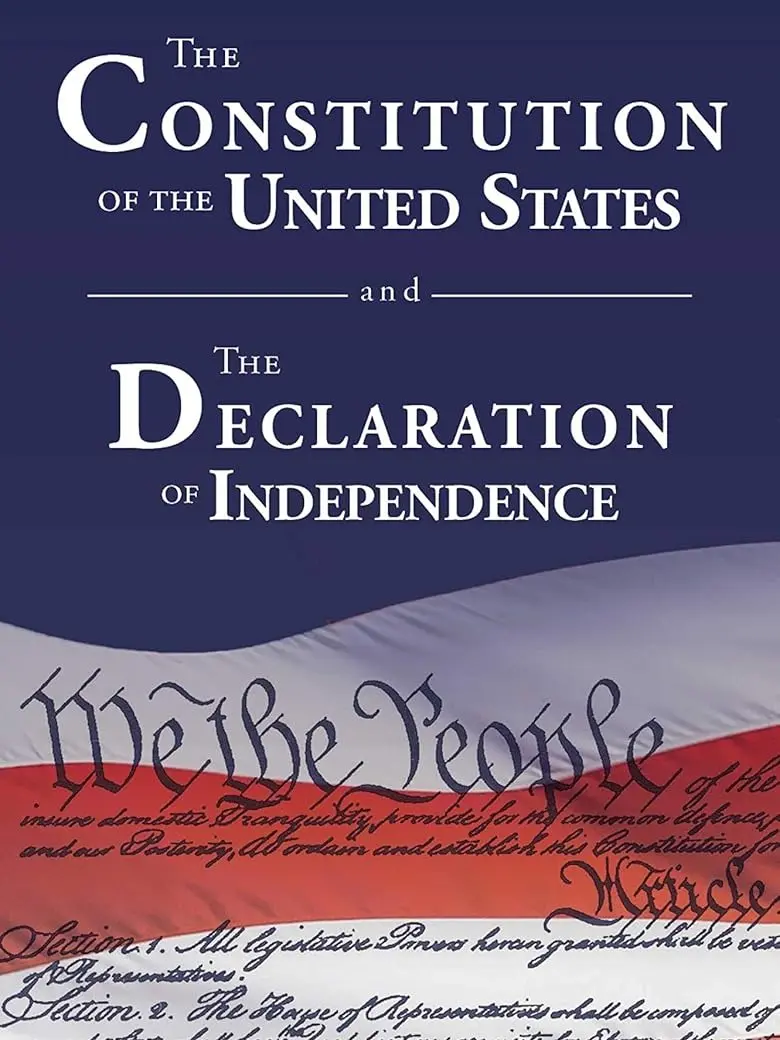 The Constitution of the United States and The Declaration of Independence Books English