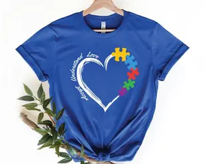 Autism Shirt, Accept Understand Love Autism Awareness Month, Autism Support T-Shirt, Gift For Special Education Teacher, Puzzle Piece Shirt