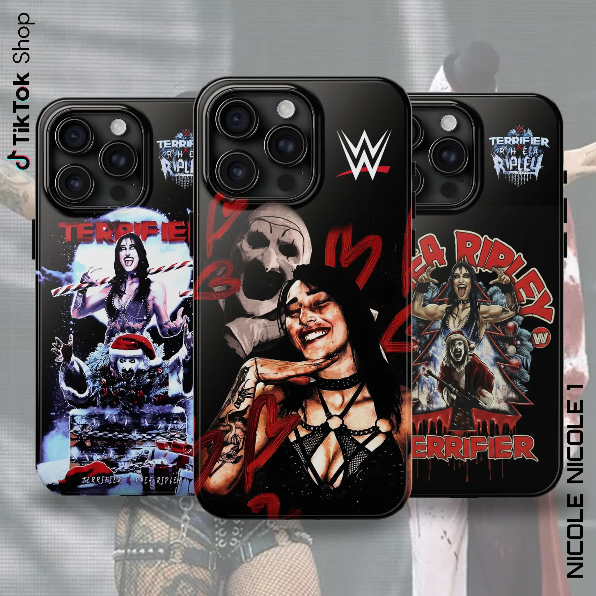 Rhea Ripley Holiday Warrior Christmas Phone Case, Festive Wrestling Artwork Phone Cover, Gifts for Wrestling Fans, 17 Air Pro Max - TikTok Shop Rhea Ripley Holiday Warrior Christmas Phone Case, Festive Wrestling Artwork Phone Cover, Gifts for Wrestling Fans, 17 Air Pro Max - TikTok Shop