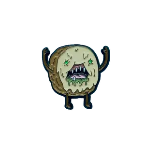 Zombie Cinnamon Bun — A Ghastly, Glowing Adventure Time Enamel Pin