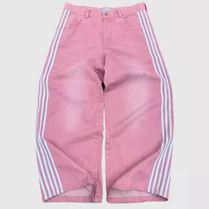 Pink jeans (striped)