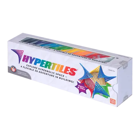 HyperTiles STEM Kit for Kids Ages 5+ - 48 3D Tiles & 80 Connectors for Endless Building & Learning - Easy to Build & Educational Toy