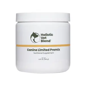 Holistic Vet Blend Canine Limited Premix - Nutritional Supplement for Dogs with Allergies & Sensitivities - 8.47 oz