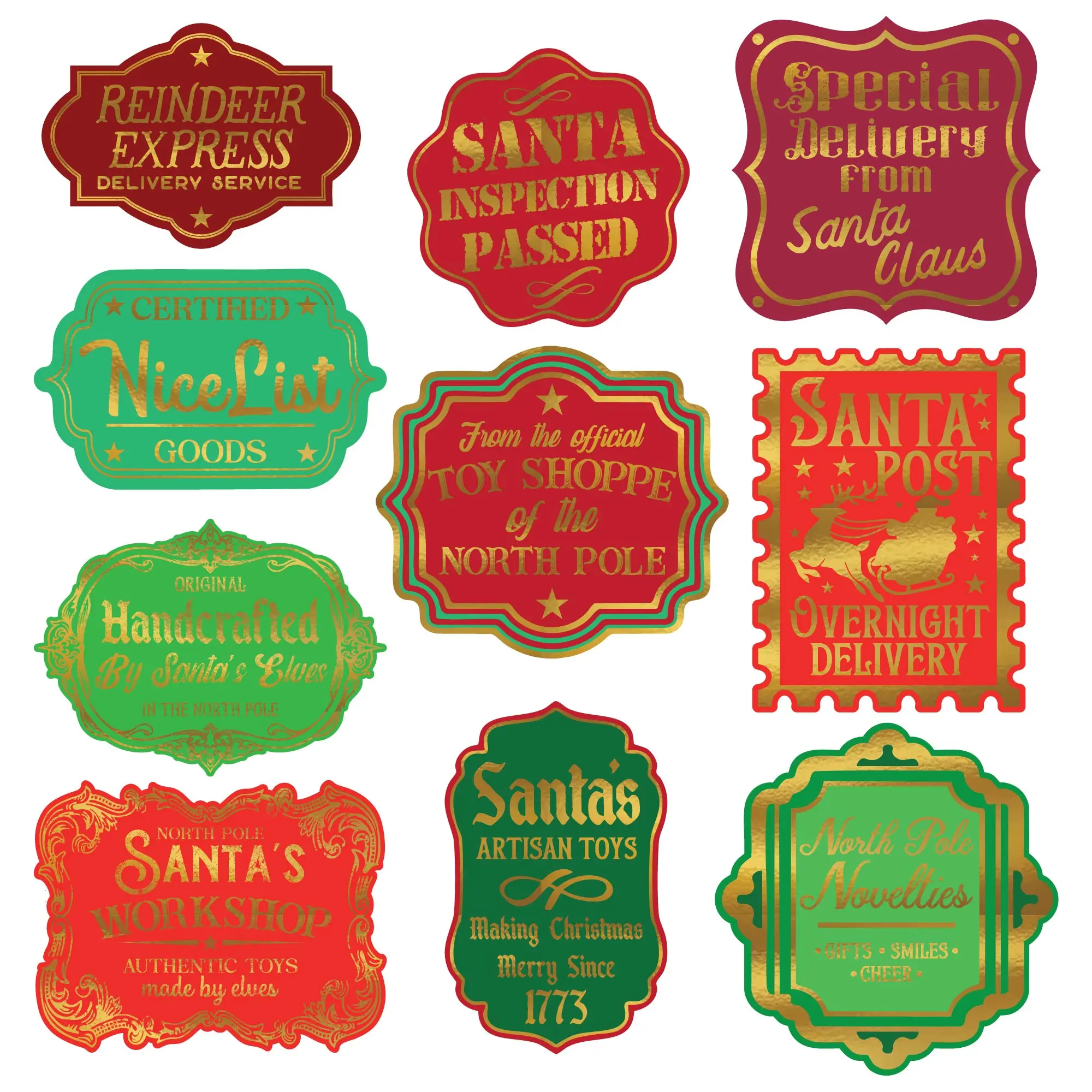 Christmas Gift Label Sticker Extra Large Stickers for Xmas Presents Funny Adhesives with Memes Funny Stickers with Colorful Graphic Decals Christmas Multi - Christmas Gift Label Sticker Extra Large Stickers for Xmas Presents Funny Adhesives with Memes Funny Stickers with Colorful Graphic Decals Christmas Multi -