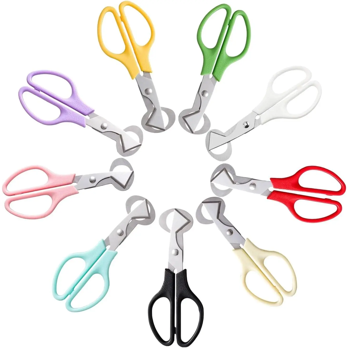 Quail Egg  9 Color - 9 Pack Stainless Steel Quail Egg  Peeler Opener Shears Tool for Kitchen