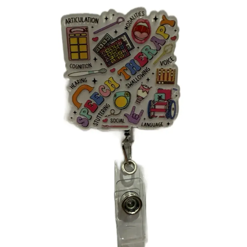 Speech Therapy Badge Reel