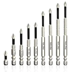 9 Pack High   Drill Bit Set, k5 Anti Slip bit, Electric Precision  Set, 25 50 65 70 75 90 100 120 150mm