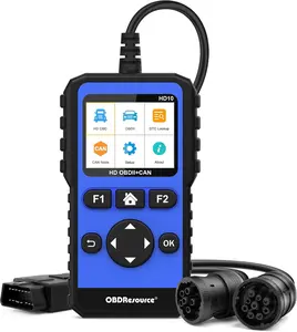 2026 OBDResource Heavy Duty Truck Scanner Tool HD OBD/EOBD/OBD2 Code Reader Heavy Duty OBD2 Scanner J1979 J1708