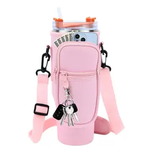 Portable Insulated Cup Sleeve for 40oz Ice Bear Cup, Effective Heat Preservation, Convenient Carry Design, Durable & Lightweight Material