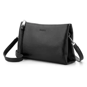 BEFEN Elegant Genuine Leather Small RFID Crossbody Bag for Women - Stylish Shoulder Handbag,summervibes