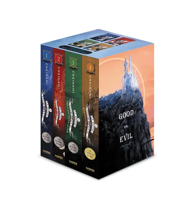 The School for Good and Evil Books 1-4 Paperback Box Set: Now a Netflix Originals Movie (School for Good and Evil) by Soman Chainani [Paperback Book]