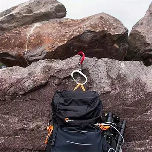 Hybrid Gear Clip Carabiner Hooks Rotating Hook Clip Non-Locking Strong Clips For Camping Fishing Hiking Travel Backpack Out