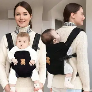 Baby Carrier Backpack, Adjustable Comfortable Front & Back Straps, Ergonomic M-Shape Seat, Multiple Carrying Ways, Suitable for Newborns to Toddlers