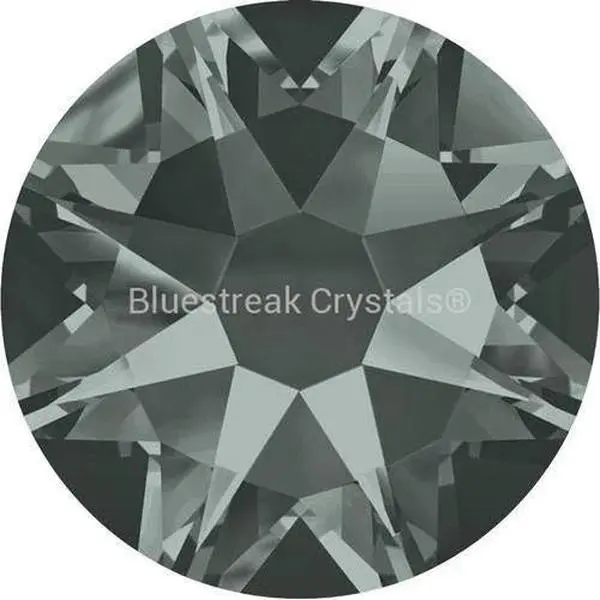 Bluestreak Crystals Non-Hotfix Flat Back Round Crystals - Black Diamond, Star Cut (8,14,16 Facets for Depth), 2000/2058/2088 Styles, Glue-Free Glue-Ready Art DIY Supplies for Jewellery Makers (Toys & Hobbies Specialty)