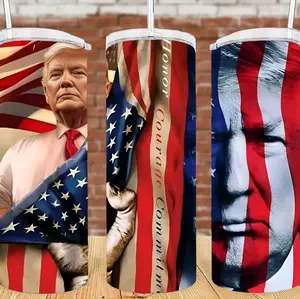 Honor, Courage, Commitment Trump, American 20 oz Tumbler