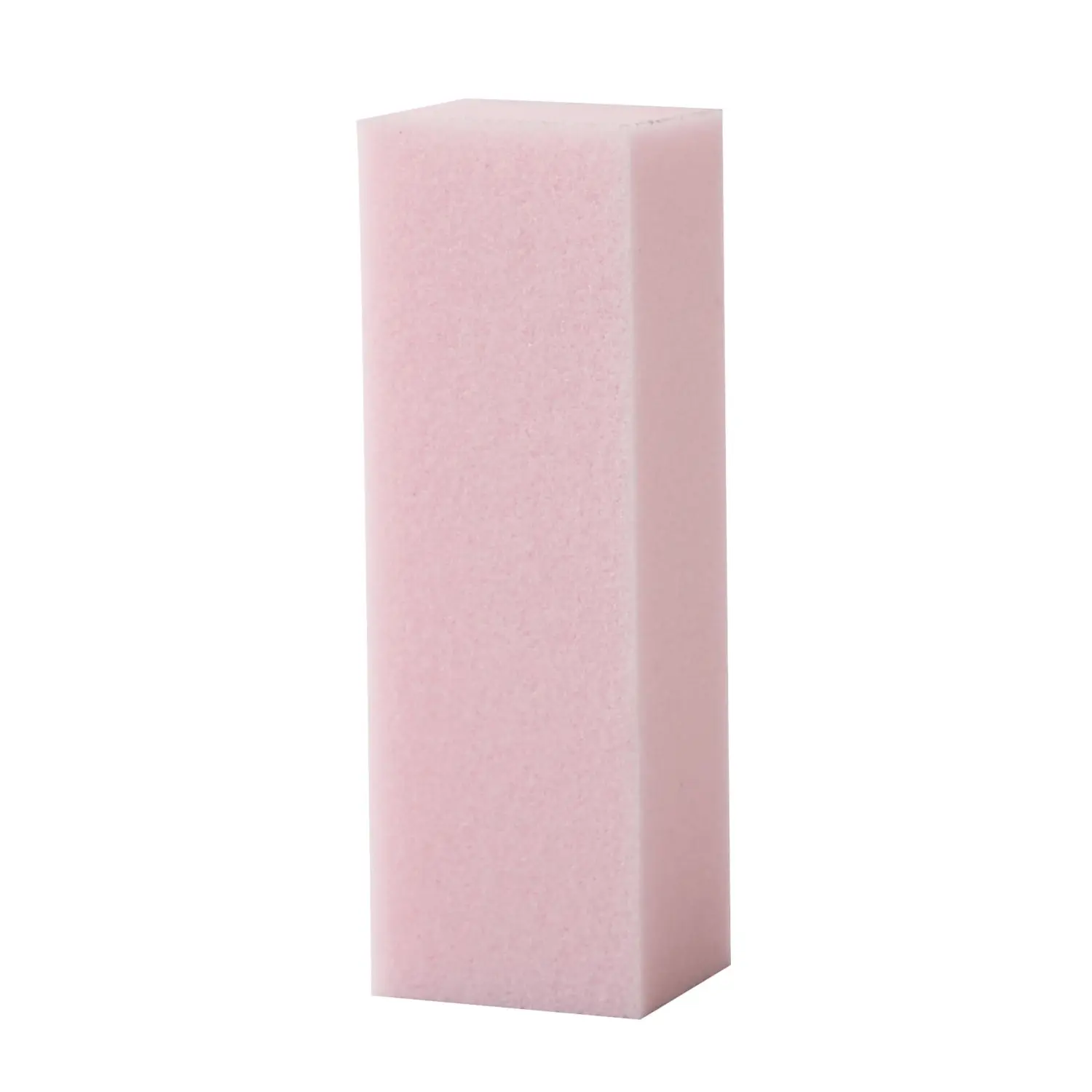 Beauty Secrets Soft Pink Buffer Block 100/180 Grit, Manicure Accessories, Nail Grooming Kit