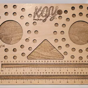 Wood lasered Wristlet Bead Board