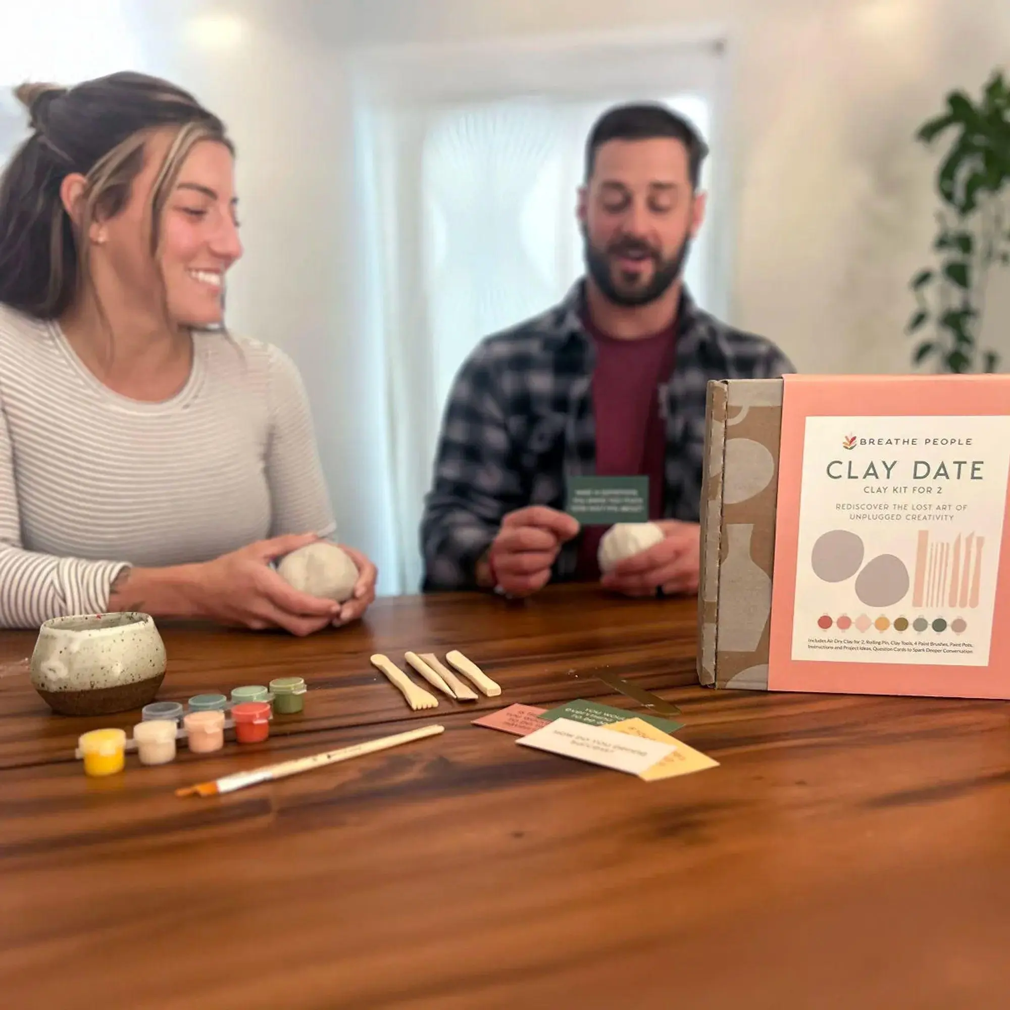 Clay Date & Conversation DIY Kit for 2 Clay Date & Conversation DIY Kit for 2