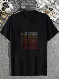 100% cotton Luis Miguel Retro Vintage Sol de Mexico Shirt T-Shirt casual Fashion graphic tees for women women graphic shirts