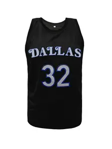 Unisex Loose-Fit Basketball Jersey, Embroidered Round Neck Sleeveless Vest, Breathable Quick-Dry Fabric, Casual Outdoor Sports Wear, Athletic Activewear, Workout Sportswear, Workout Tops, Athletic Training Apparel
