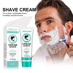 30ML Gentle Smooth Shaving Cream for Men, Softens Beards, Reduces Irritation, Easy to Shave, Non-Irritating, Home Use Shaving Essentials