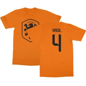 Netherland Soccer Player Virgil Van Dijk 4 Legend Football Europa 2024 Spectacular Adults Unisex Tshirt