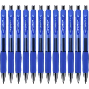 Gel Ink Pens, Medium Point(0.7mm), Blue Ink, Retractable Roller Ball Gel Pen with Comfortable Grip for Smooth Writing, 12 Pack, Quick Dry Ink Pen...