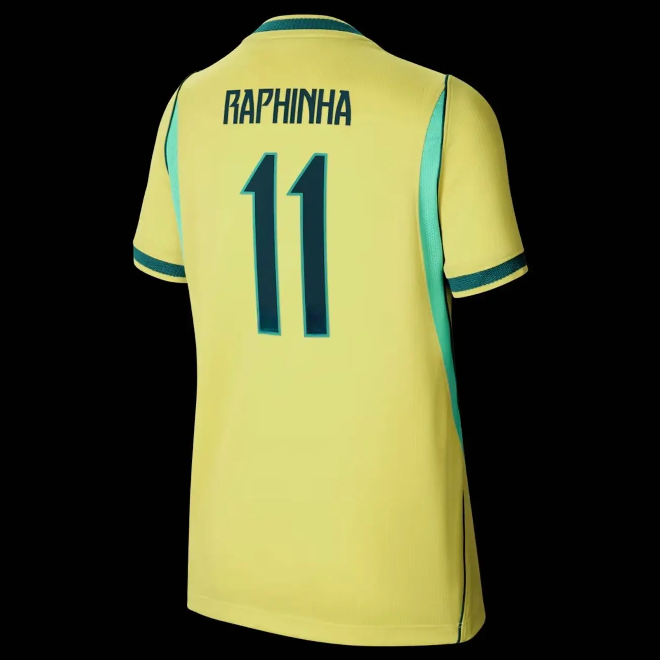 Unisex Soccer Mens Athletic Short Sleeve Football Shirt Sports Fan Training Top Breathable Lightweight Casual Streetwear Raphinha 2026 Home Stadium Replica Jersey - Yellow