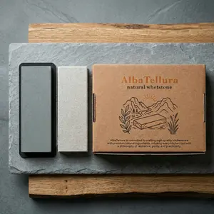 A set of natural sharpening stones (800/3000 grit), gift box included outdoorfun