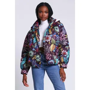 Printed Thermal Puff™ Hooded Puffer Jacket