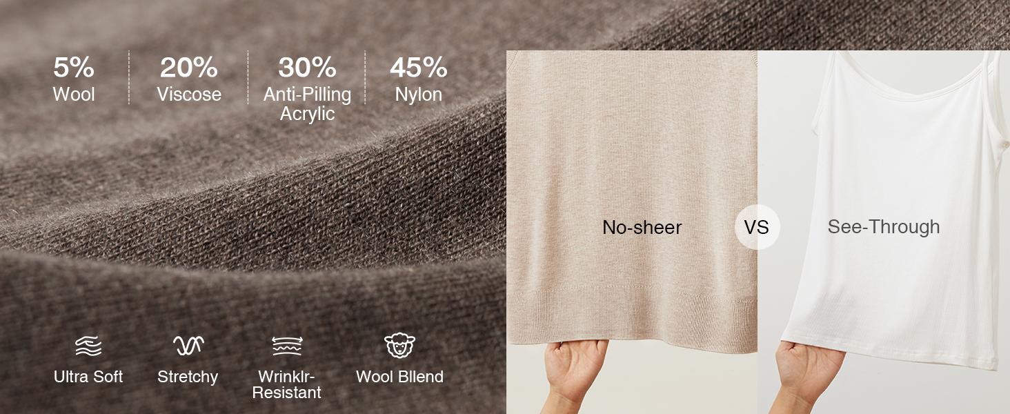 Arach&Cloz Women's Wool Blend Cap Sleeves Business Casual Summer Tops Sweater Vest Polo Shirts 2026