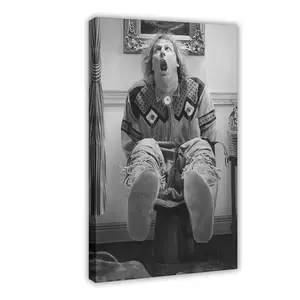 Stupid And Even Stupid Bathroom Art Comedy Movie Poster Black And White Canvas Wall Art Humorous Pattern Home Decoration Used for Bathroom Living Room Number Of Beast Skeleton Reading k Vintage Pumpkin Spooky Ghost Pumpkins Witch Hat Classroom Watch Your