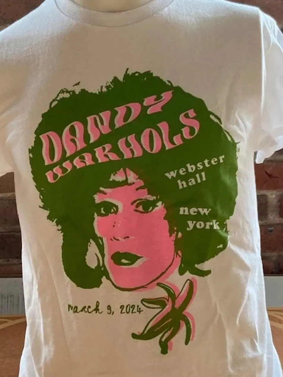 Dandy Warhols Live in NYC - T Shirt Tour Concert Full Size SEG_172 L