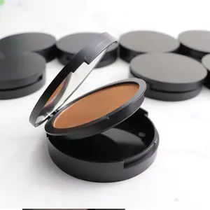 Matte Finish Setting Powder Cake, Multiple Colors Available, Oil Control Long-Lasting, Suitable for Dark Skin Tone, Non-Cakey Makeup