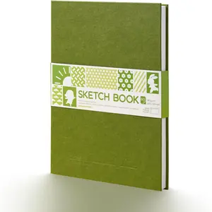 A4 Sketchbook, Lay Flat Hardcover Sketch Book(120 Pages) 180GSM/90lb, Acid-Free Art Sketchbook for Artist, Students and Beginners
