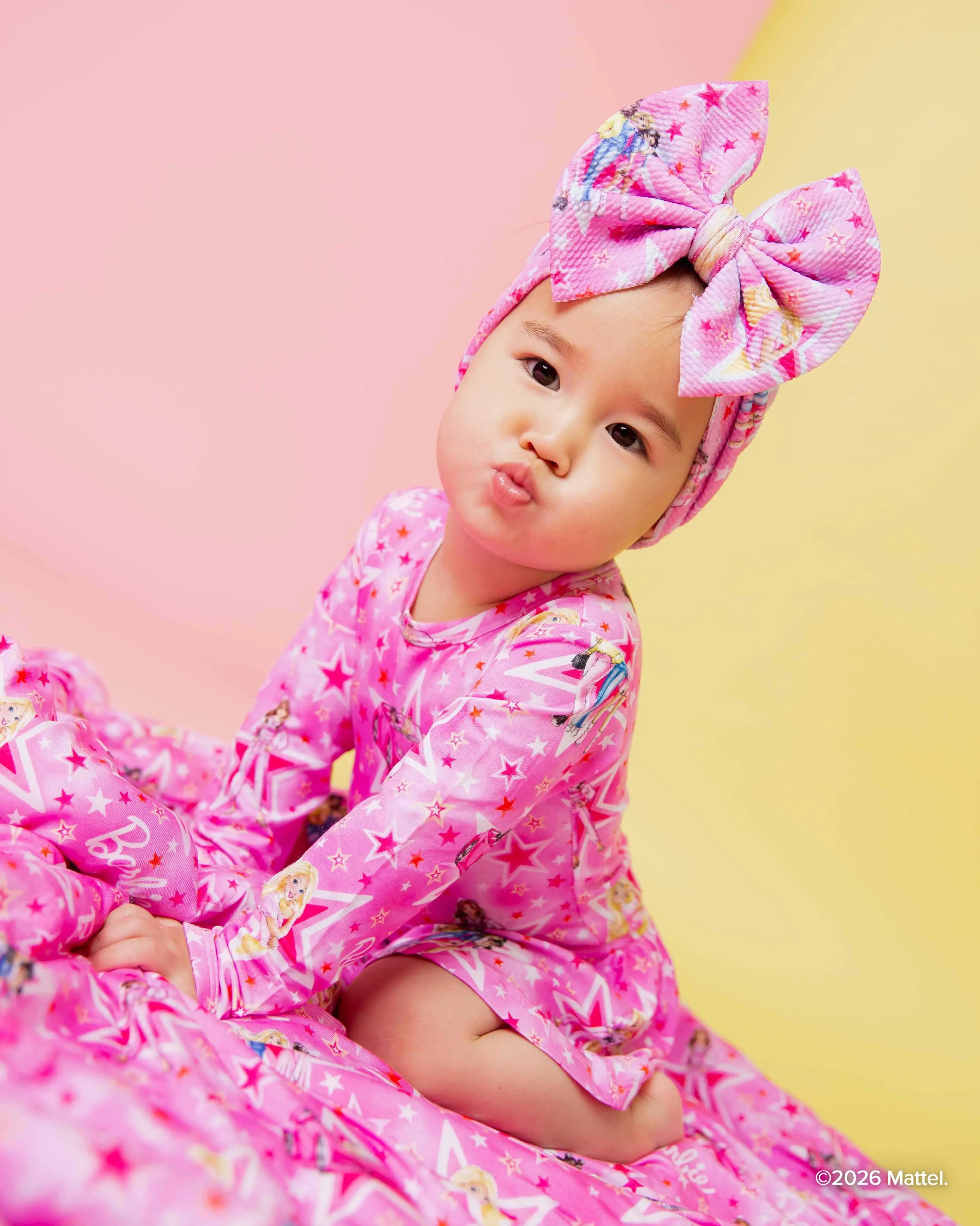 Barbie Star Power Long Sleeve Ruffle Dress