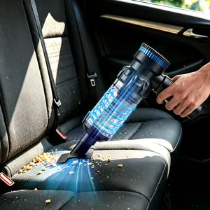 Handheld Enlarged version Car Vacuum Cleaner Cordless, 4-in-1 Portable Mini Vacuum with 120W hight Power, Electric Compressed Air Duster Blower for Car, Desk, Keyboard, Home, Office