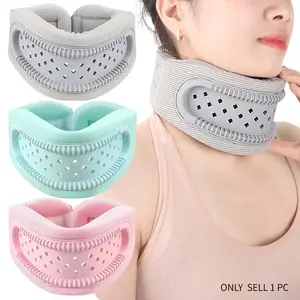 Cervical Sponge Neck Protector Adjustable Posture Stabilizes & Relieves Pressure in Spine Collar Gift for Friends Family Members