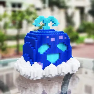 Control Blox Fruits Devil Fruit Assembly Model Building Kits - Fruits Building Blocks Series - Small Particle Ornaments for Creative Assembly and Decoration
