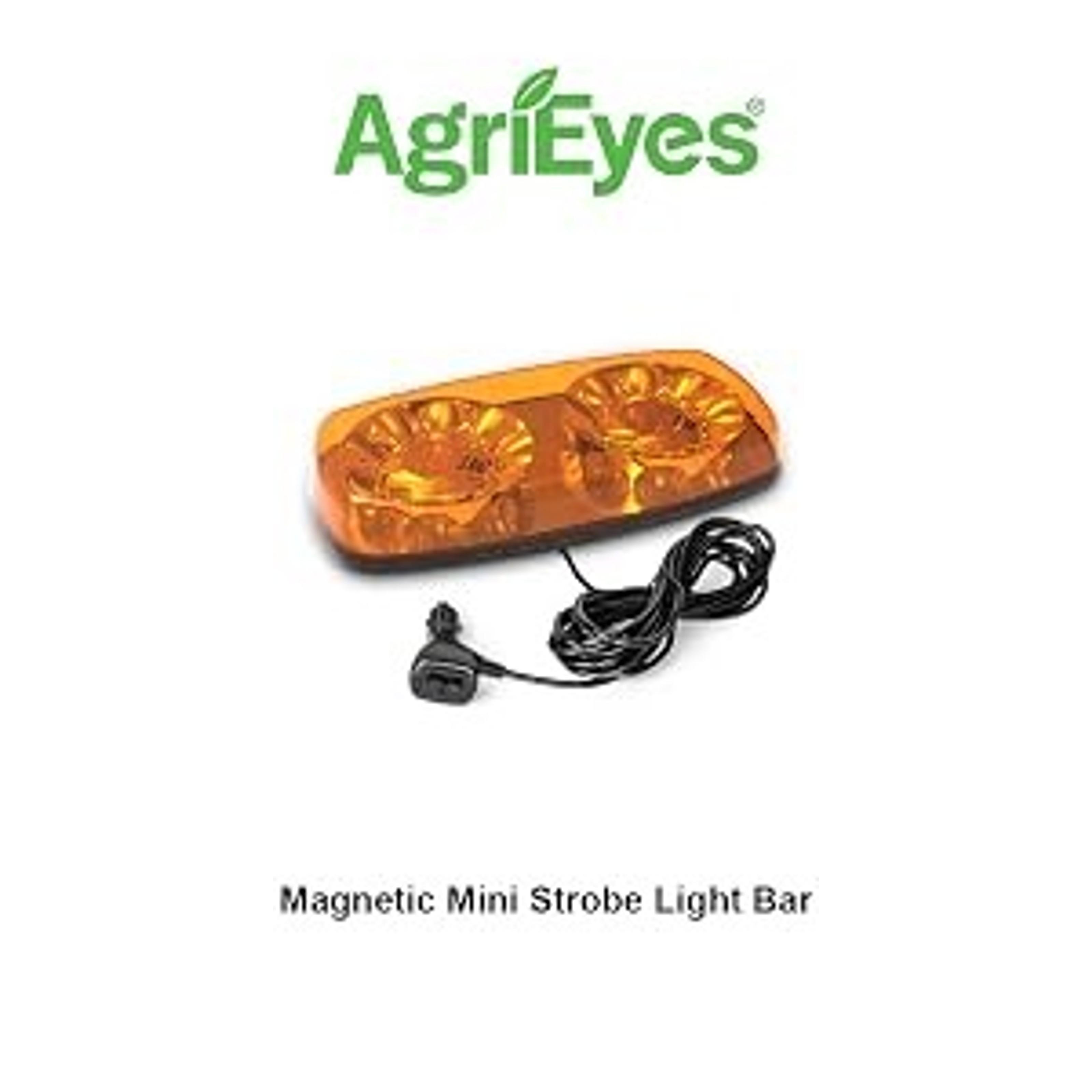 Agrieyes Amber Beacon Light 4.2Inch, Flashing Safety Warning Lights Permanent/Magnet Mount (Amber, Screw)