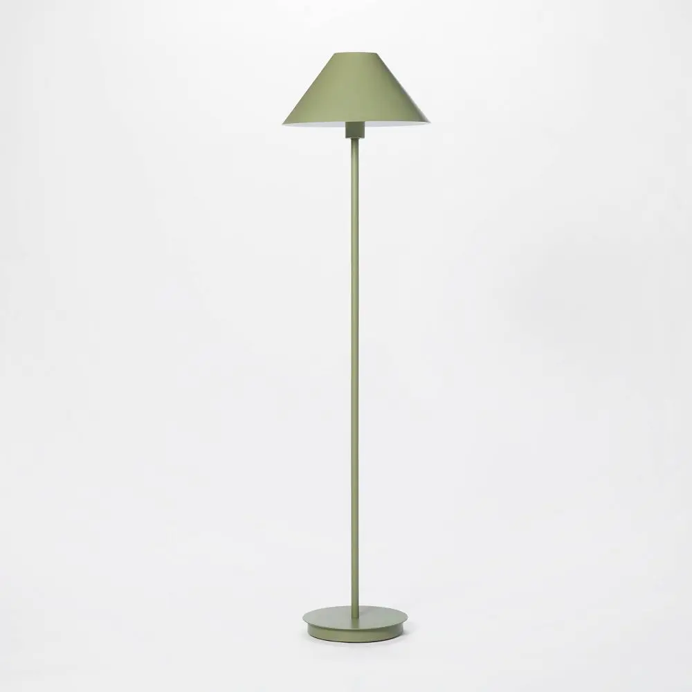 Stick Metal Floor Lamp (Includes LED Light Bulb) Green - Threshold designed with Studio McGee