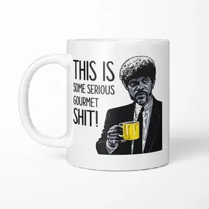 Pulp Fiction Jules Coffee Mug, Classic Movie Quote Ceramic Cup, Funny Gourmet Statement Mug, Cool Pop Culture Gift for Movie Fans