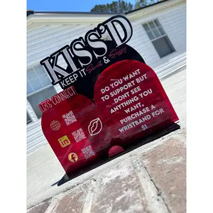 Acrylic Payment Sign