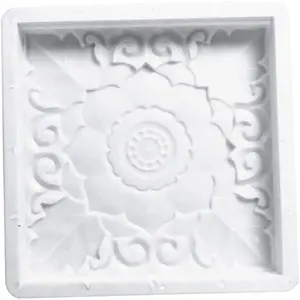 Durable Square Paving Mould Garden Concrete Stepping Stone Path Maker Mold for Garden Outdoor Walkway Pavement