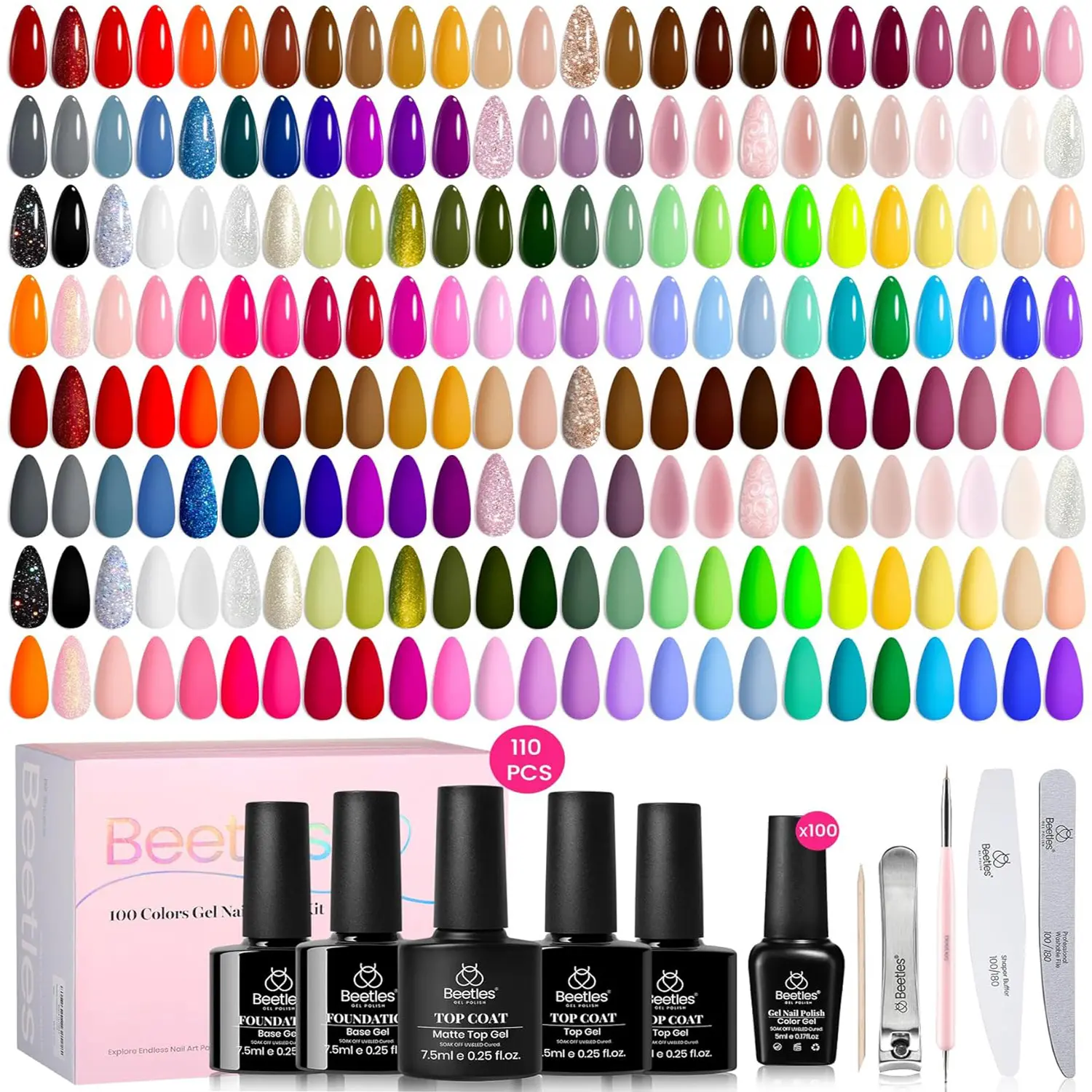 100 Colors Gel Nail Polish Set-A