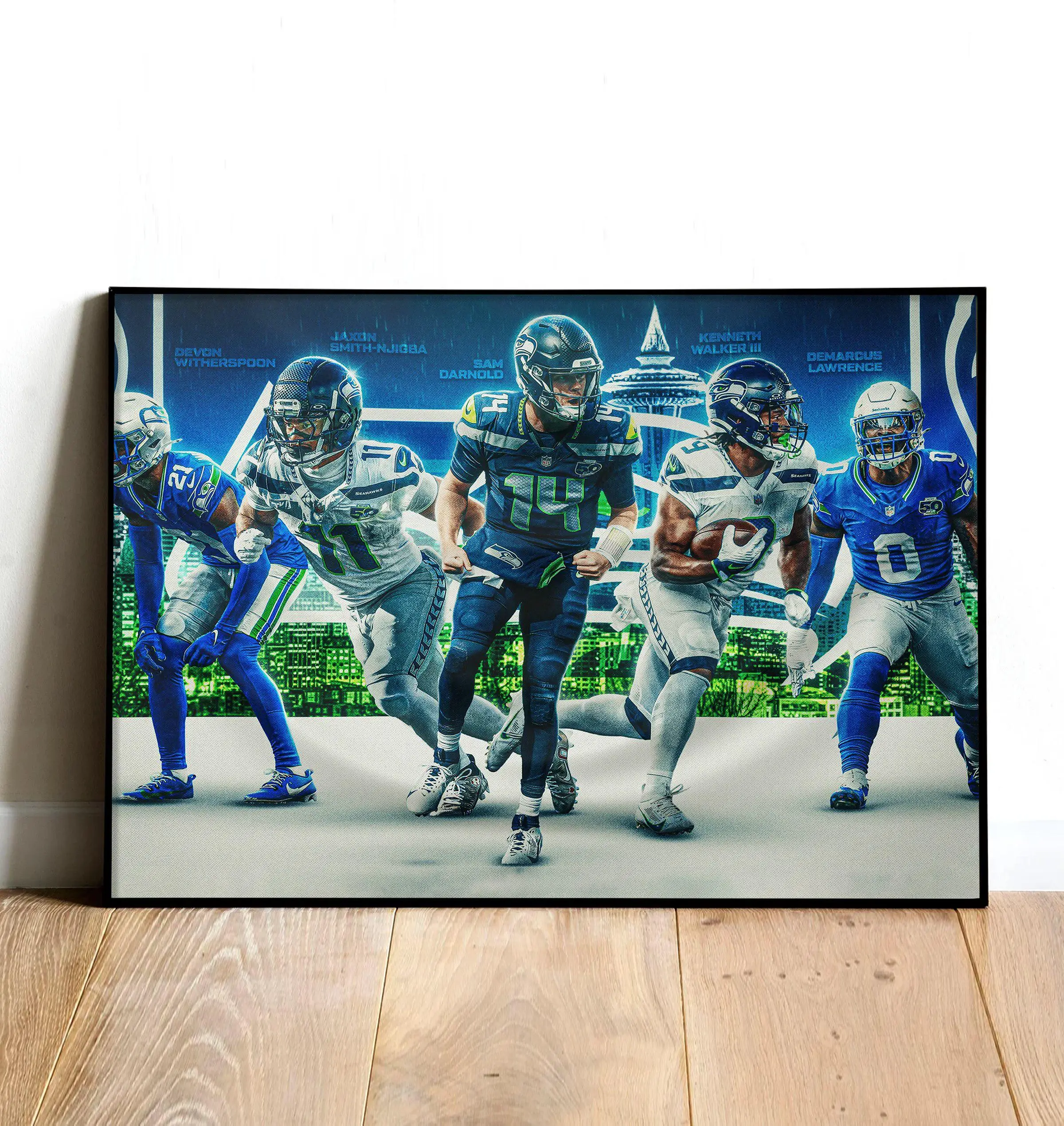 Seattle Seahawks Football Season 2025 -2026 Poster( Unframed - Print Only ) , Seahawks Poster, Gift for Fans