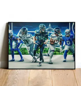 Seattle Seahawks Football Season 2025 -2026 Poster( Unframed - Print Only ) , Seahawks Poster, Gift for Fans