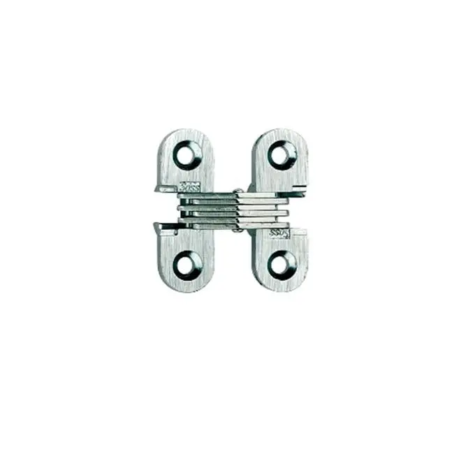 212 MAIN True Invisible Door Hinge - 1 Piece, Flush Fit, Full Rotation, Smooth Swing - Light-Duty for Wood/Metal Applications